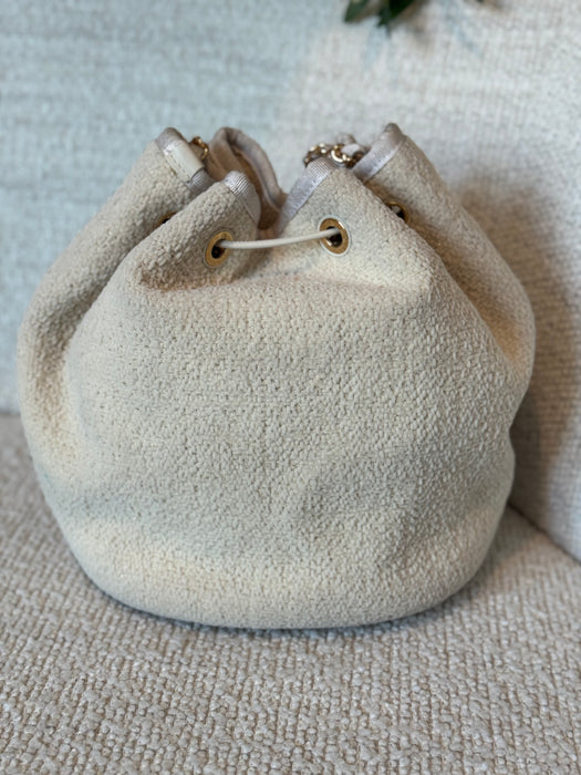 Chanel Deauville Tweed Bucket Bag