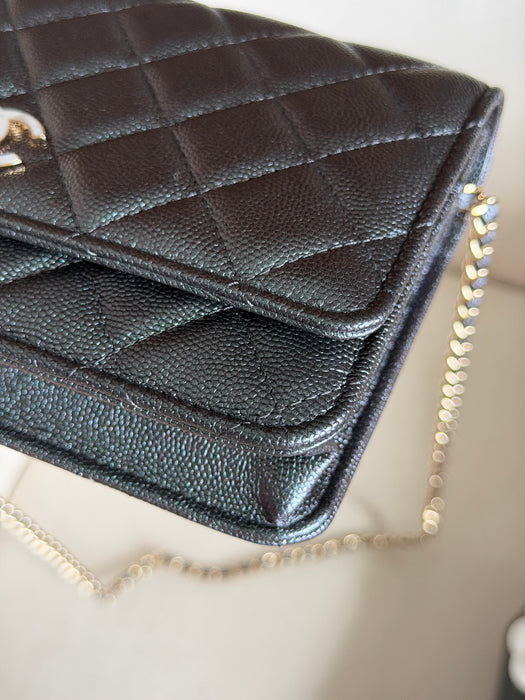 Chanel Wallet On Chain Iridescent caviar
