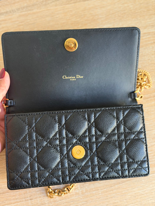 Dior Caro Wallet on Chain: Full Set
