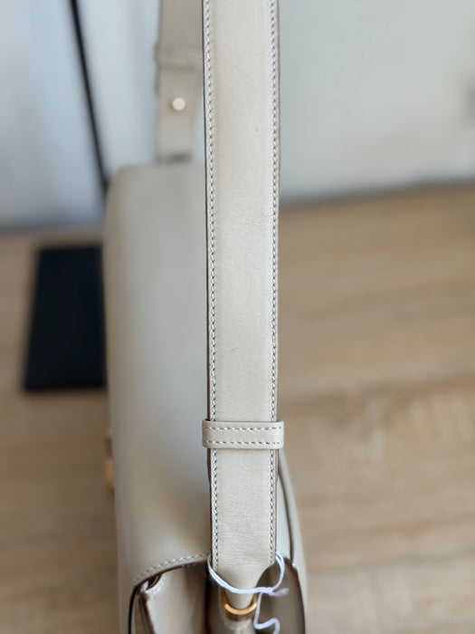 Celine Triomphe Ivory adjustable strap