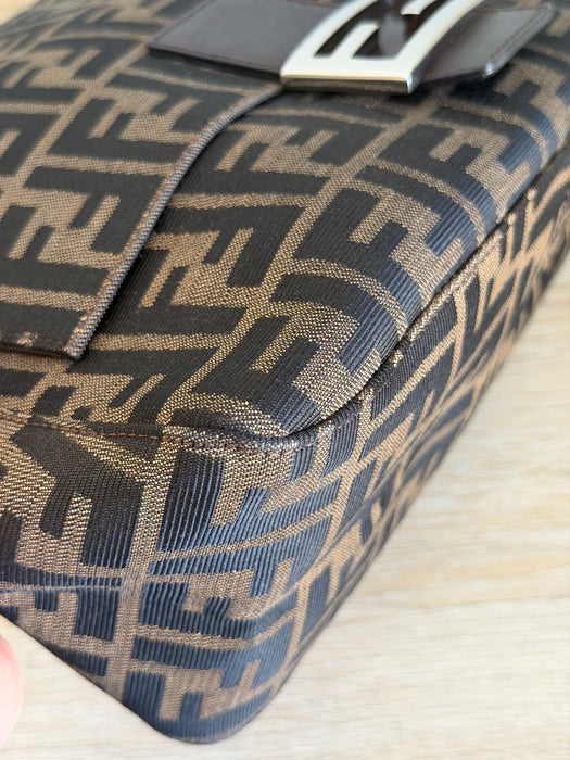 Fendi Zucca Baguette SHW
