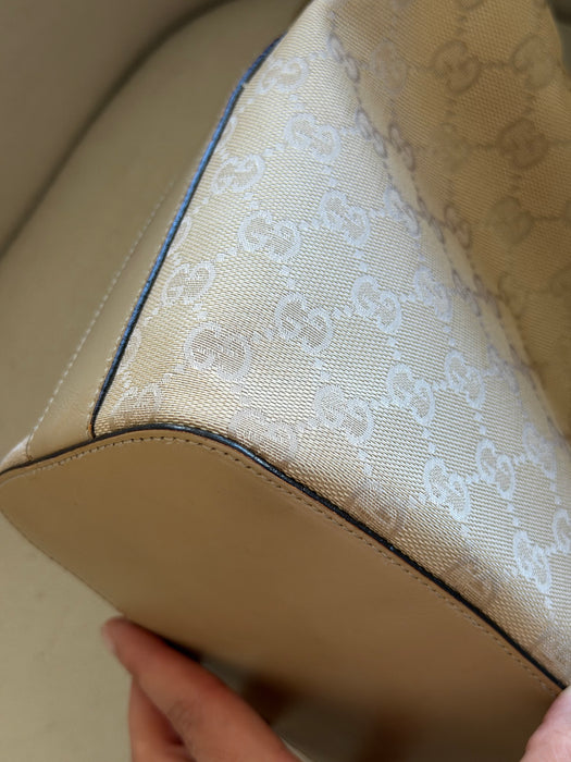 Gucci Beige GG Hobo