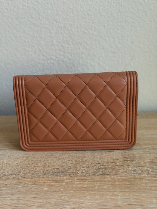Chanel Boy Wallet on Chain - full set