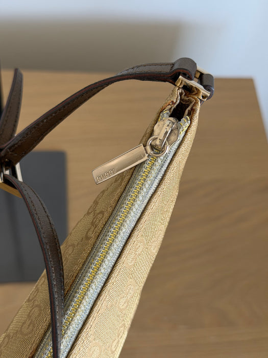 Gucci Gold Halfmoon Pochette