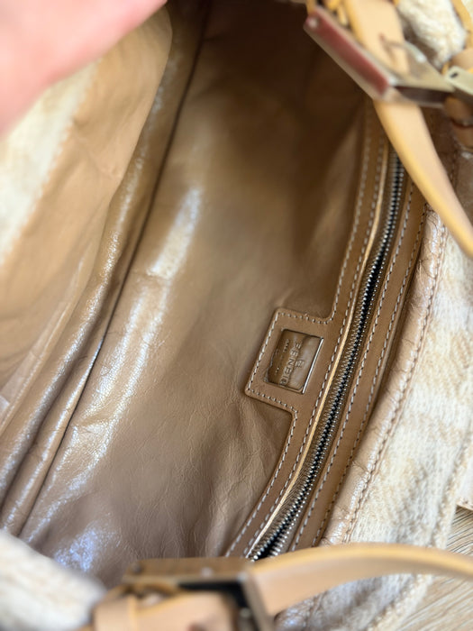 Fendi Tonal FF Buckle Baguette