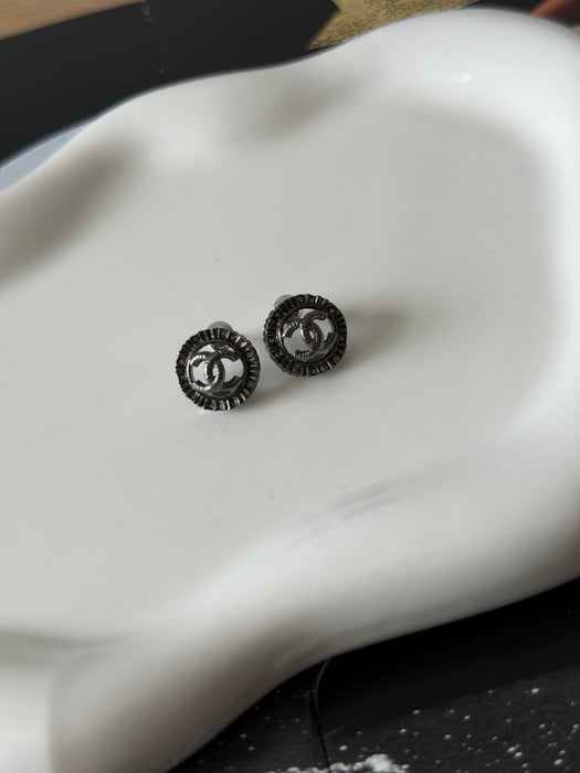 Chanel Ruthenium Earrings