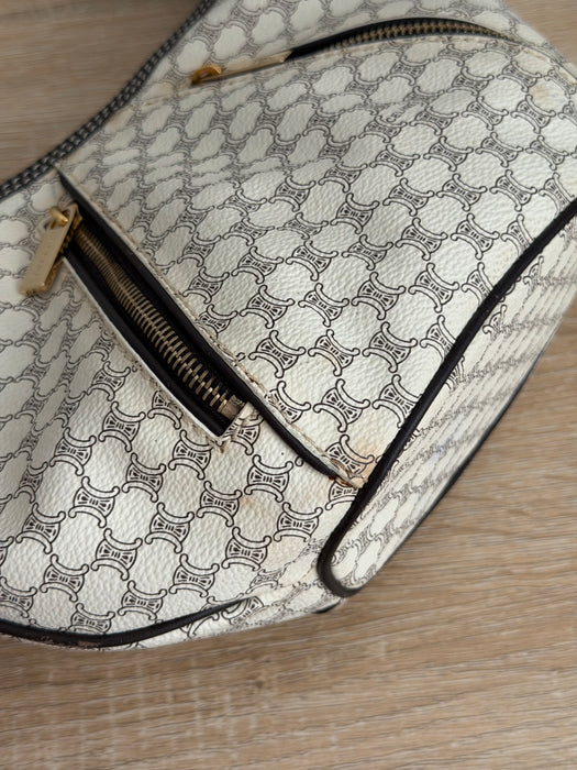 Celine Triomphe Macadam Double Zip Hobo