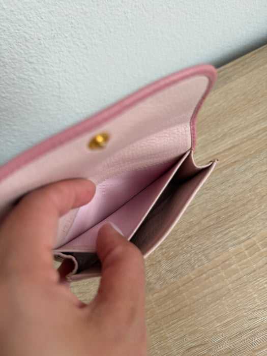 Miu Miu Ribbon Motif Madra Card Case
