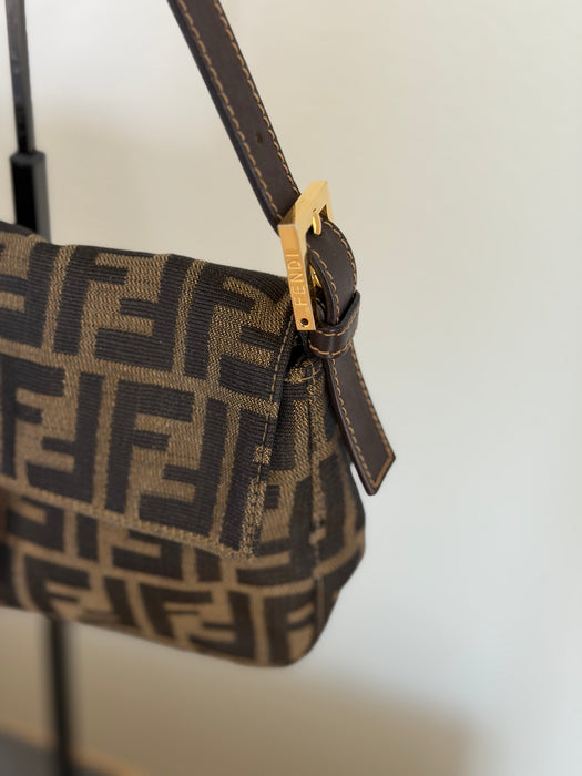 Fendi Zucca Baguette GHW