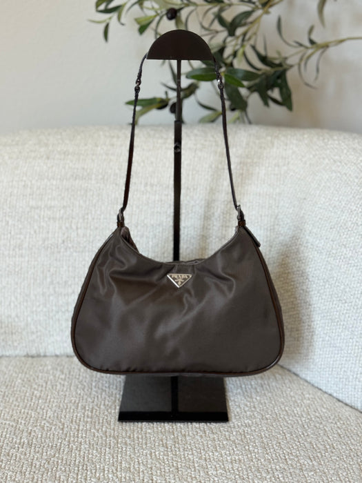 Prada Silk Crescent Mini