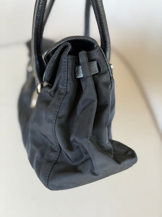 Prada Tessuto East West Satchel