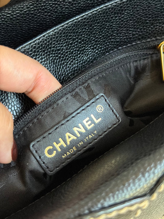 Chanel CC stitch tote