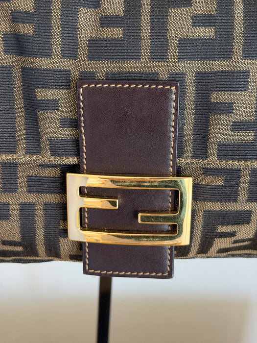 Fendi Zucca Baguette GHW
