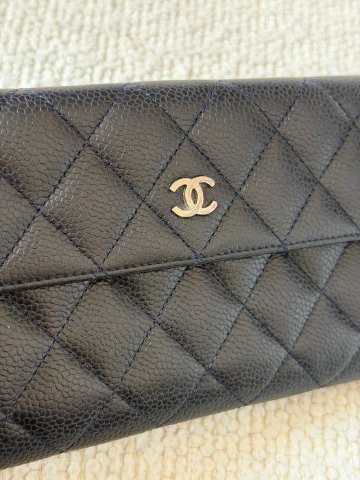 Chanel Timeless Caviar Wallet