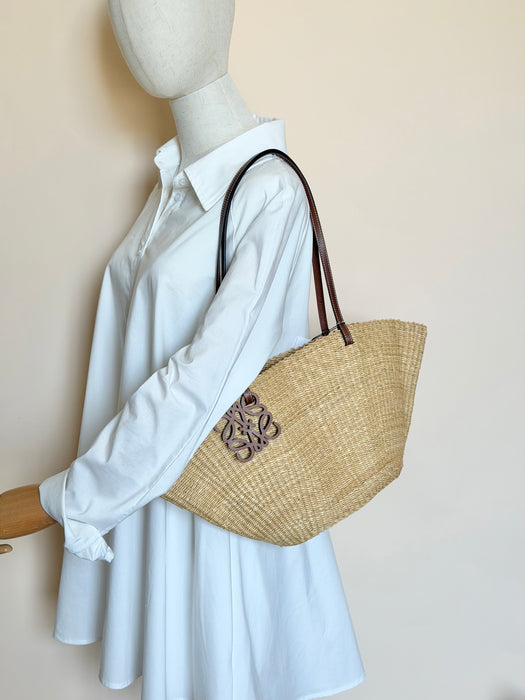 Loewe Raffia Tote