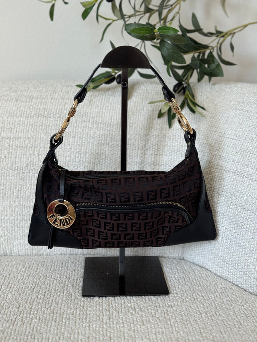 Fendi Zucchino Cuoio Chef Pocket Shoulder