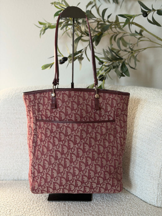 Dior Trotter Burgundy Tote