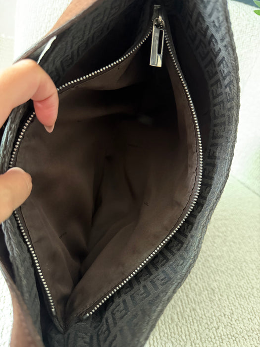 Fendi Zucchino Hobo Baguette