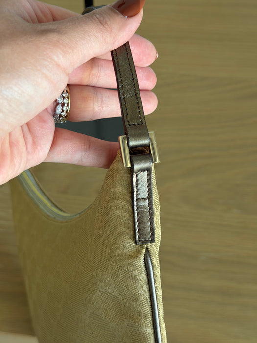 Gucci Gold Halfmoon Pochette