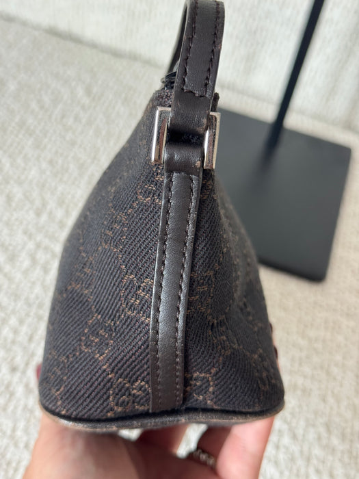 Gucci Chocolate Brown GG boat