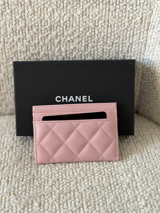 Chanel CC Caviar Card Holder: Full set