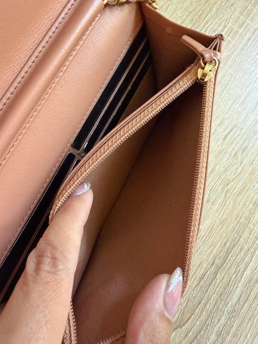 Chanel Boy Wallet on Chain - full set
