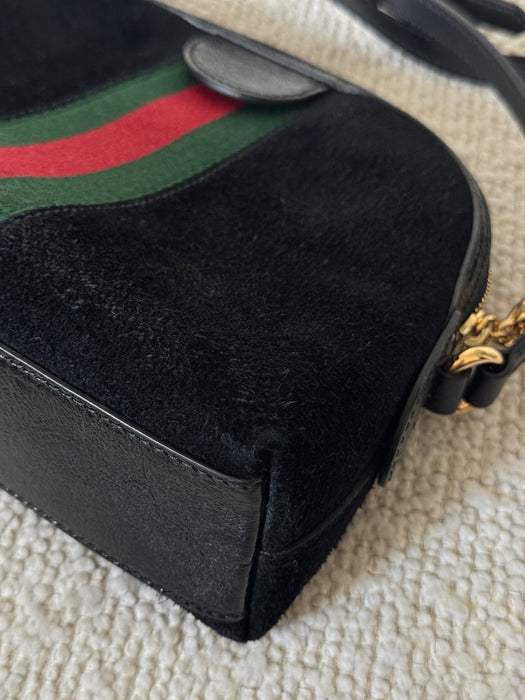 Gucci Web Dome Crossbody