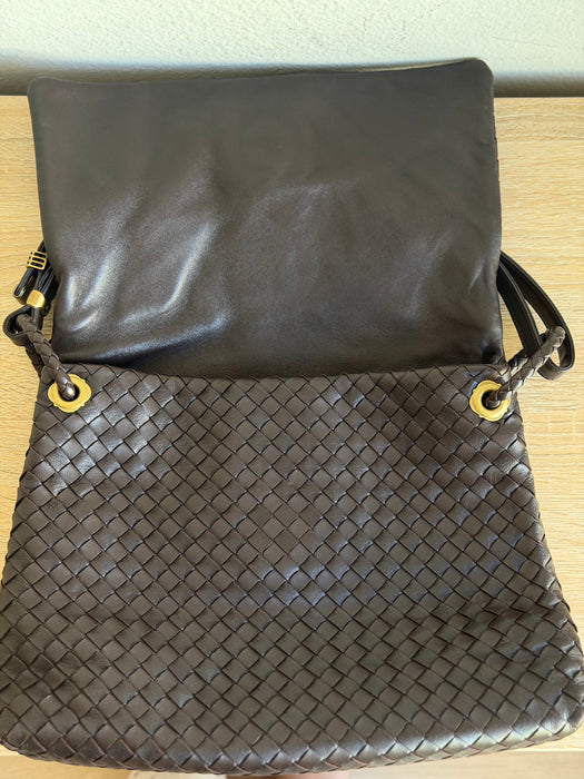 Bottega veneta intrecciato Brown Shoulder Bag
