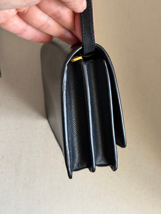Prada Saffiano Bow Wallet on Chain