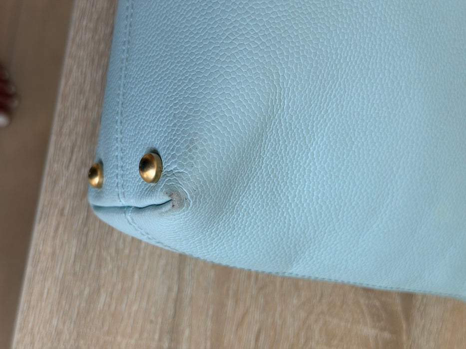 Chanel Timeless CC ice Blue Tote