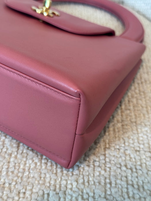 Chanel Turnlock Pink Kelly