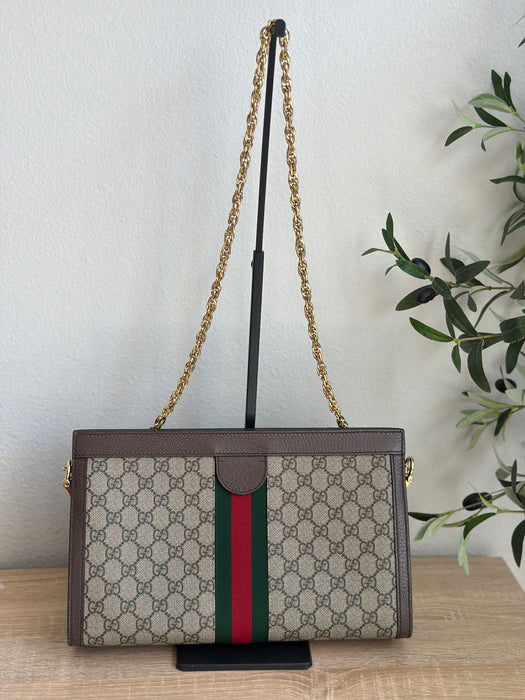 Gucci GG Renew Supreme Clutch Chain Shoulder