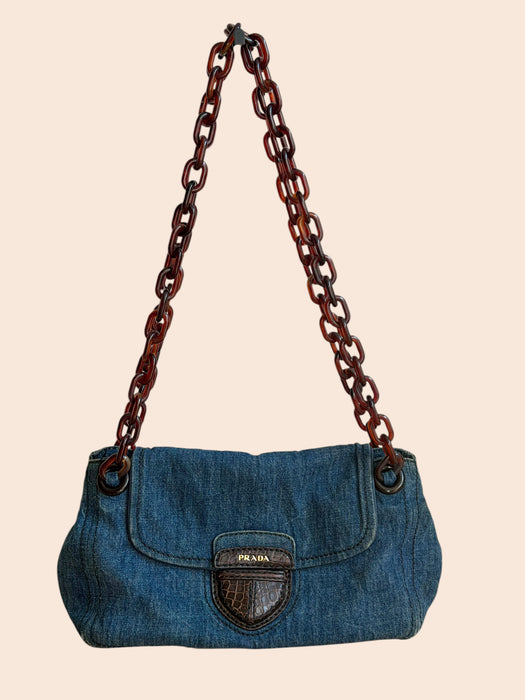 Prada Denim Flap