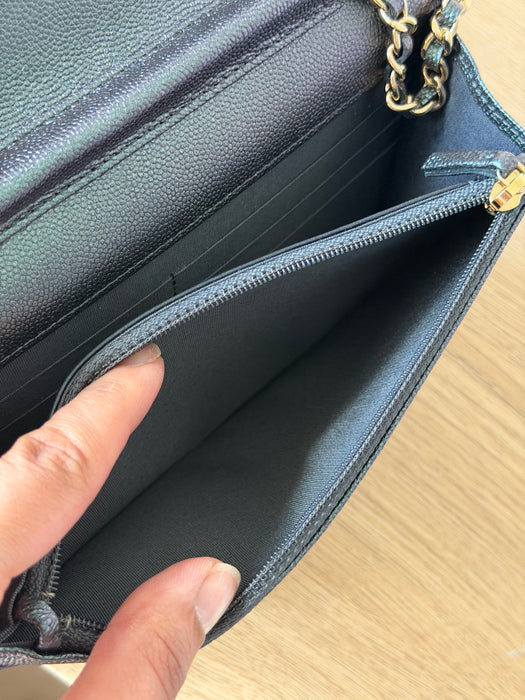 Chanel Wallet On Chain Iridescent caviar