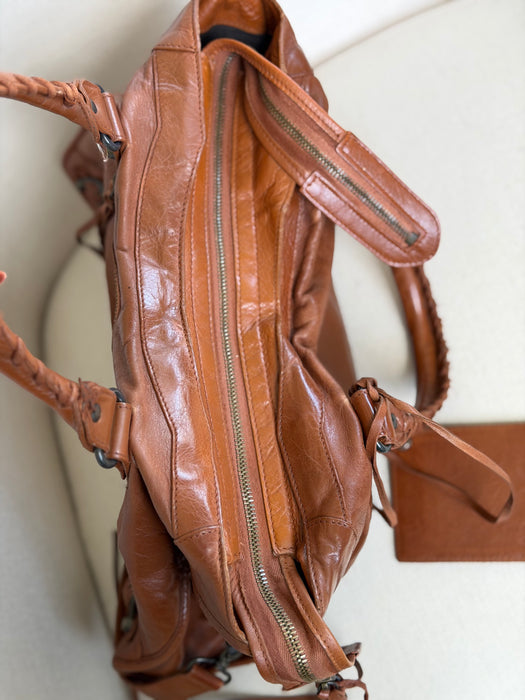 Balenciaga Brown City Bag
