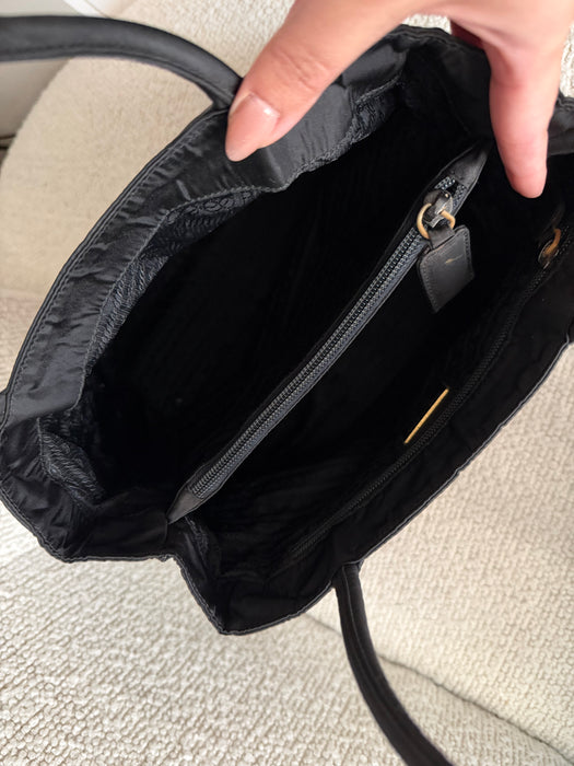 Prada Tessuto Tote in GHW