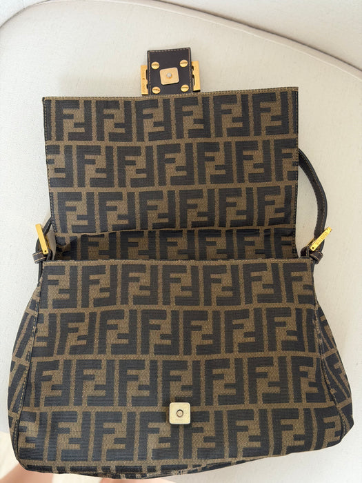 Fendi Zucca Mama Baguette GHW