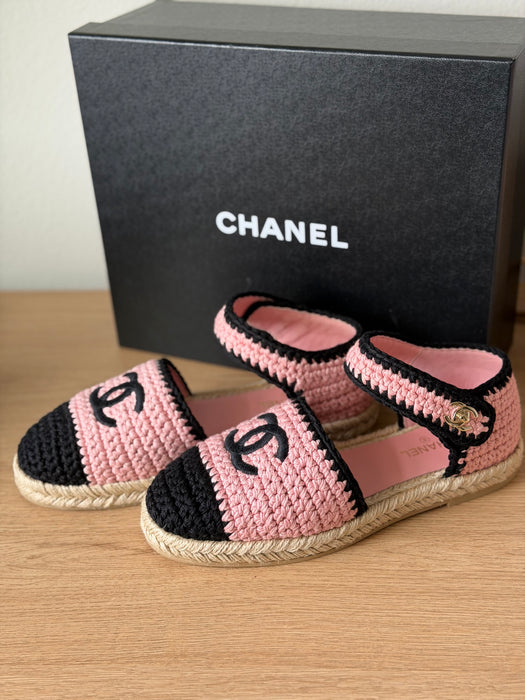 Chanel braided knit Mary Jane Espadrilles - 37