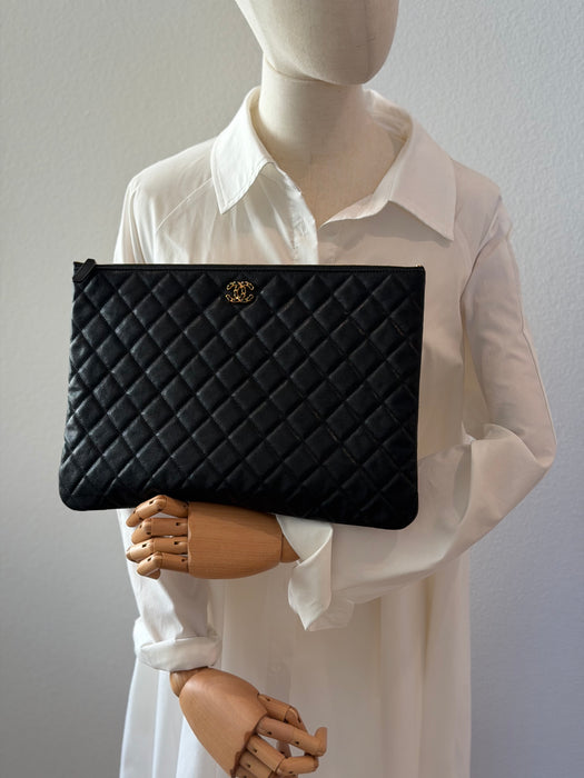 Chanel CC O'Case Clutch Pouch