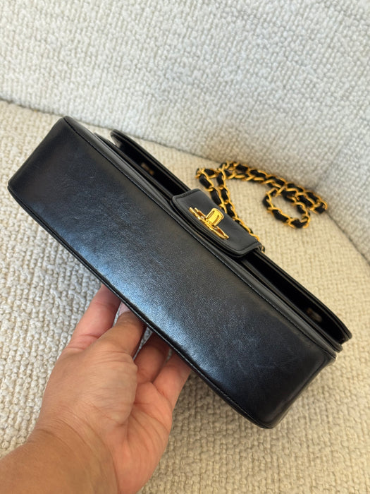 Chanel vertical mademoiselle double flap