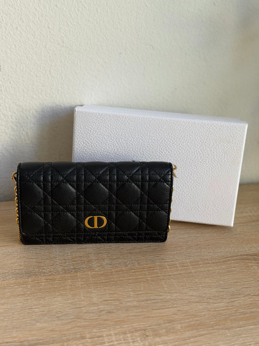 Dior Caro Wallet on Chain: Full Set