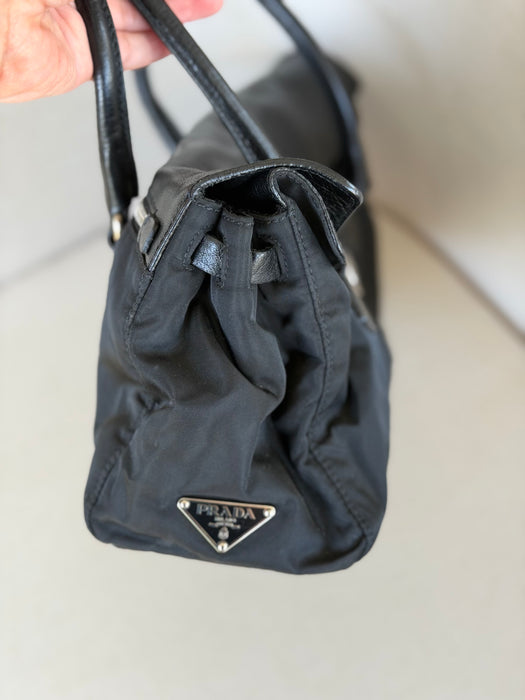 Prada Tessuto East West Satchel