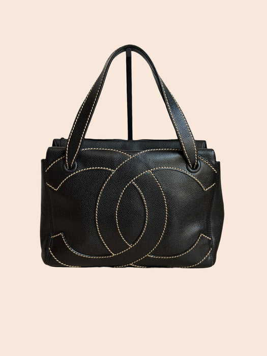 Chanel CC stitch tote