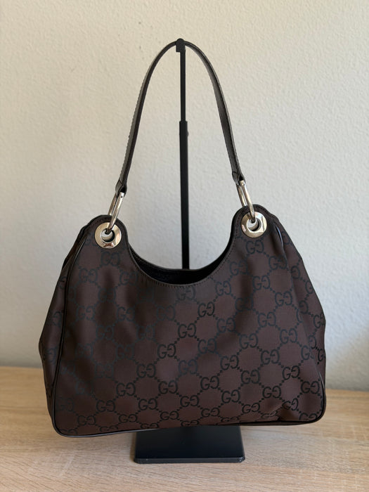 Gucci Tom Ford GG Nylon Leather Shoulder