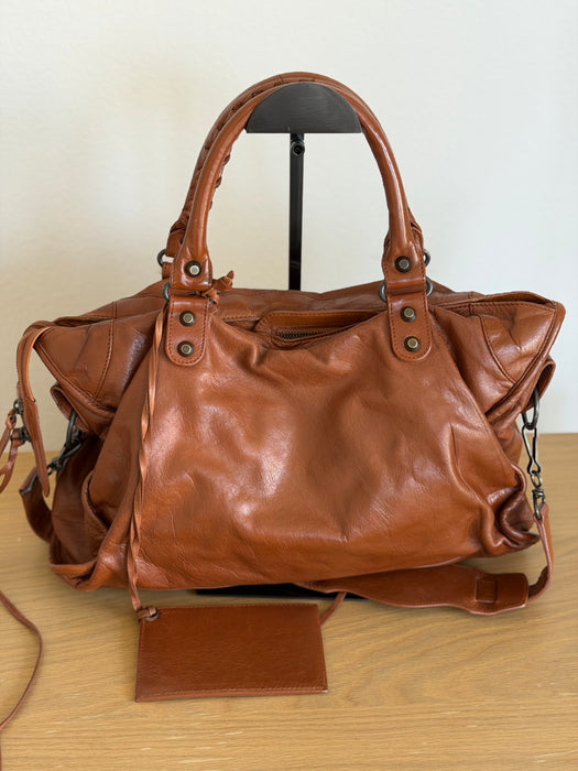 Balenciaga Brown City Bag