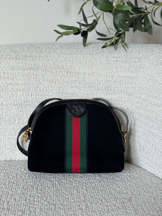Gucci Web Dome Crossbody