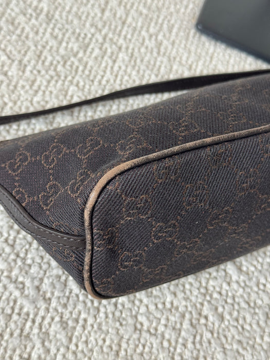 Gucci Chocolate Brown GG boat