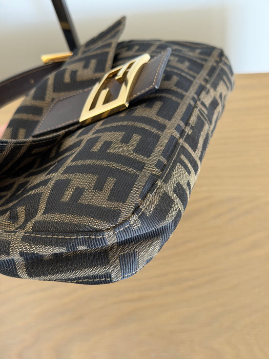 Fendi Zucca Baguette GHW