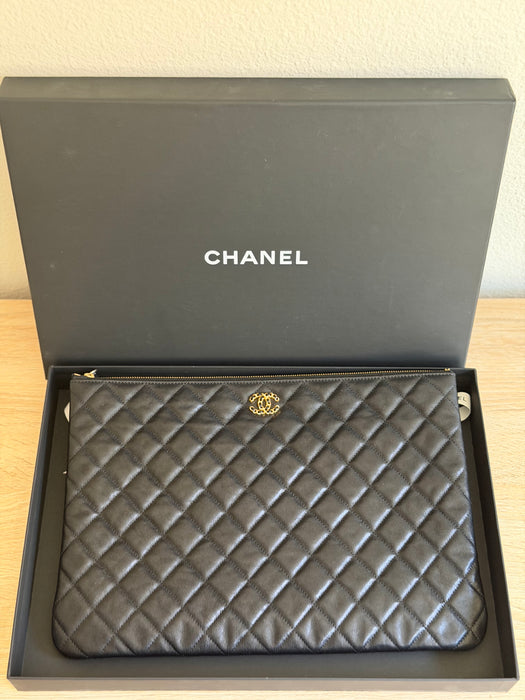 Chanel CC O'Case Clutch Pouch