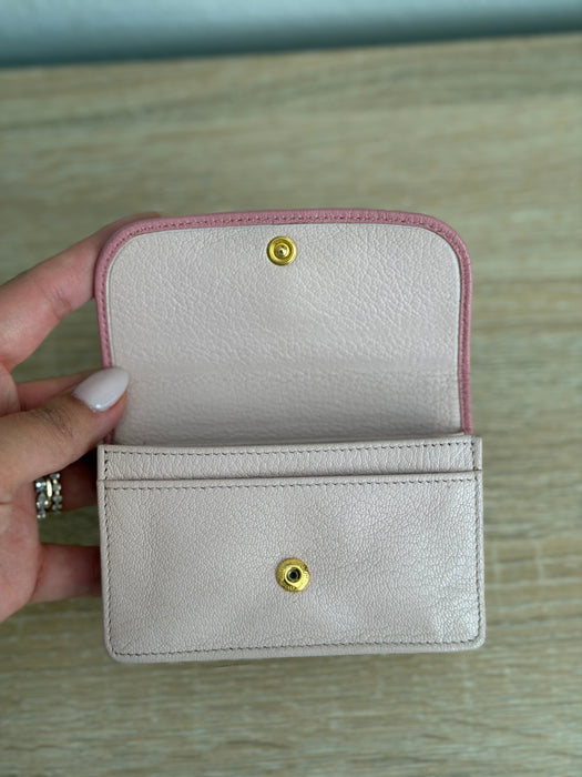 Miu Miu Ribbon Motif Madra Card Case